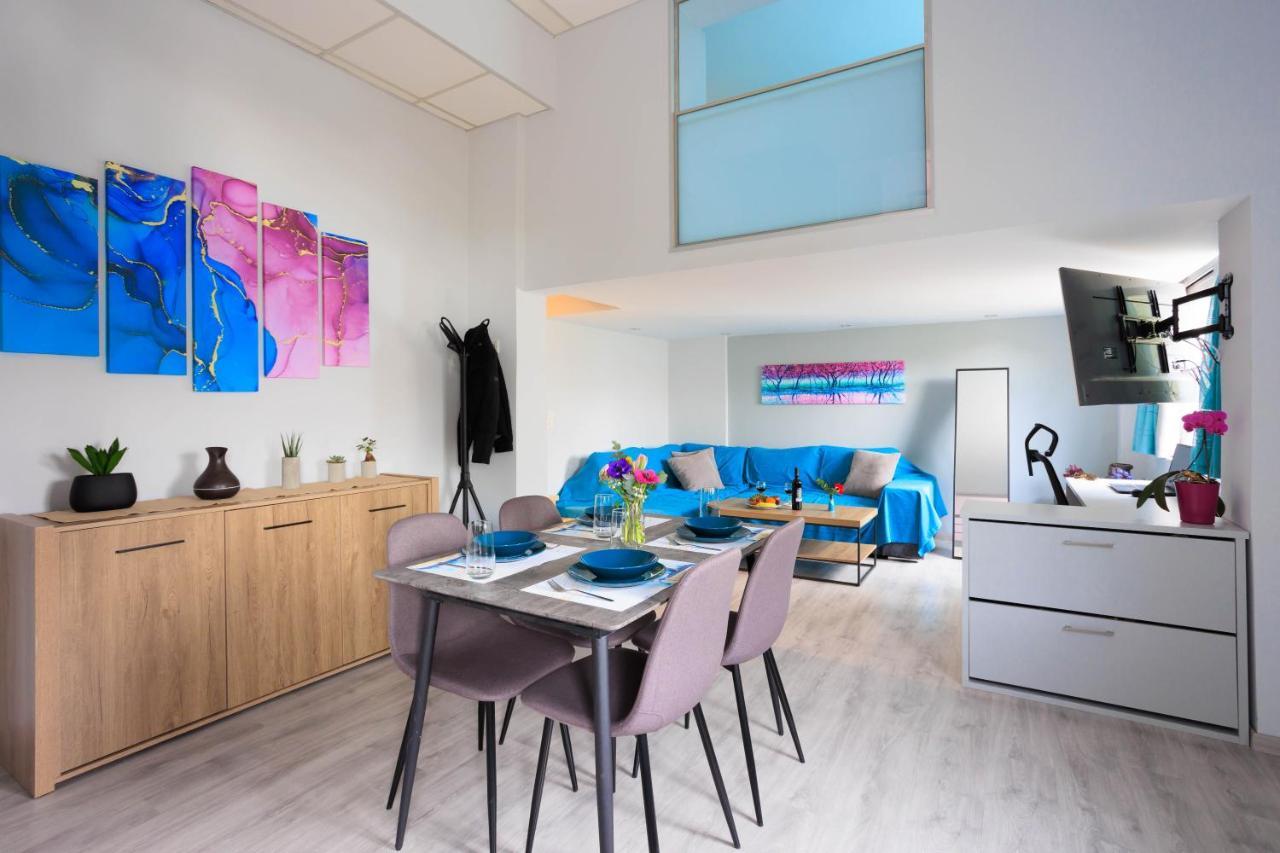 Electra Modern Apartment With Cozy Garden Heraklion  Luaran gambar