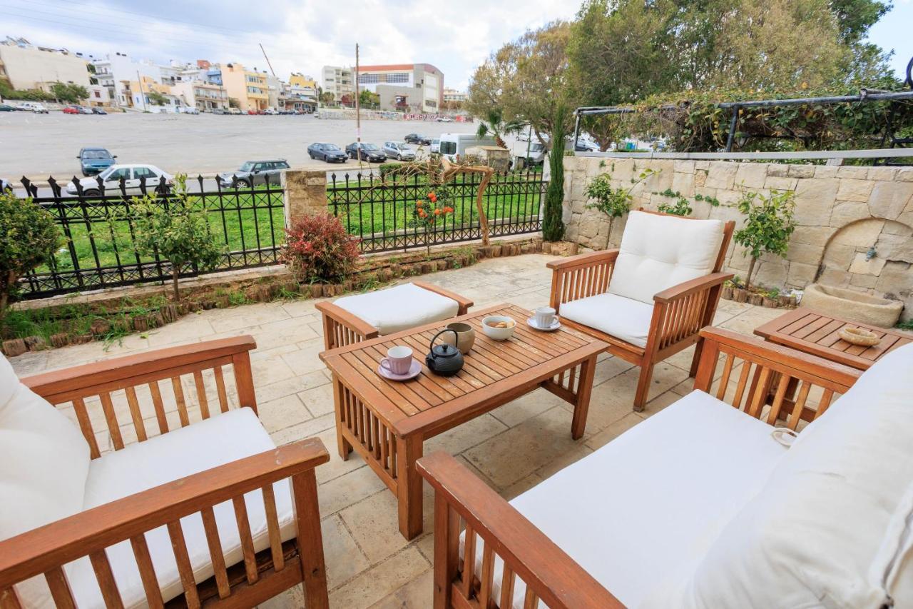 Electra Modern Apartment With Cozy Garden Heraklion  Luaran gambar