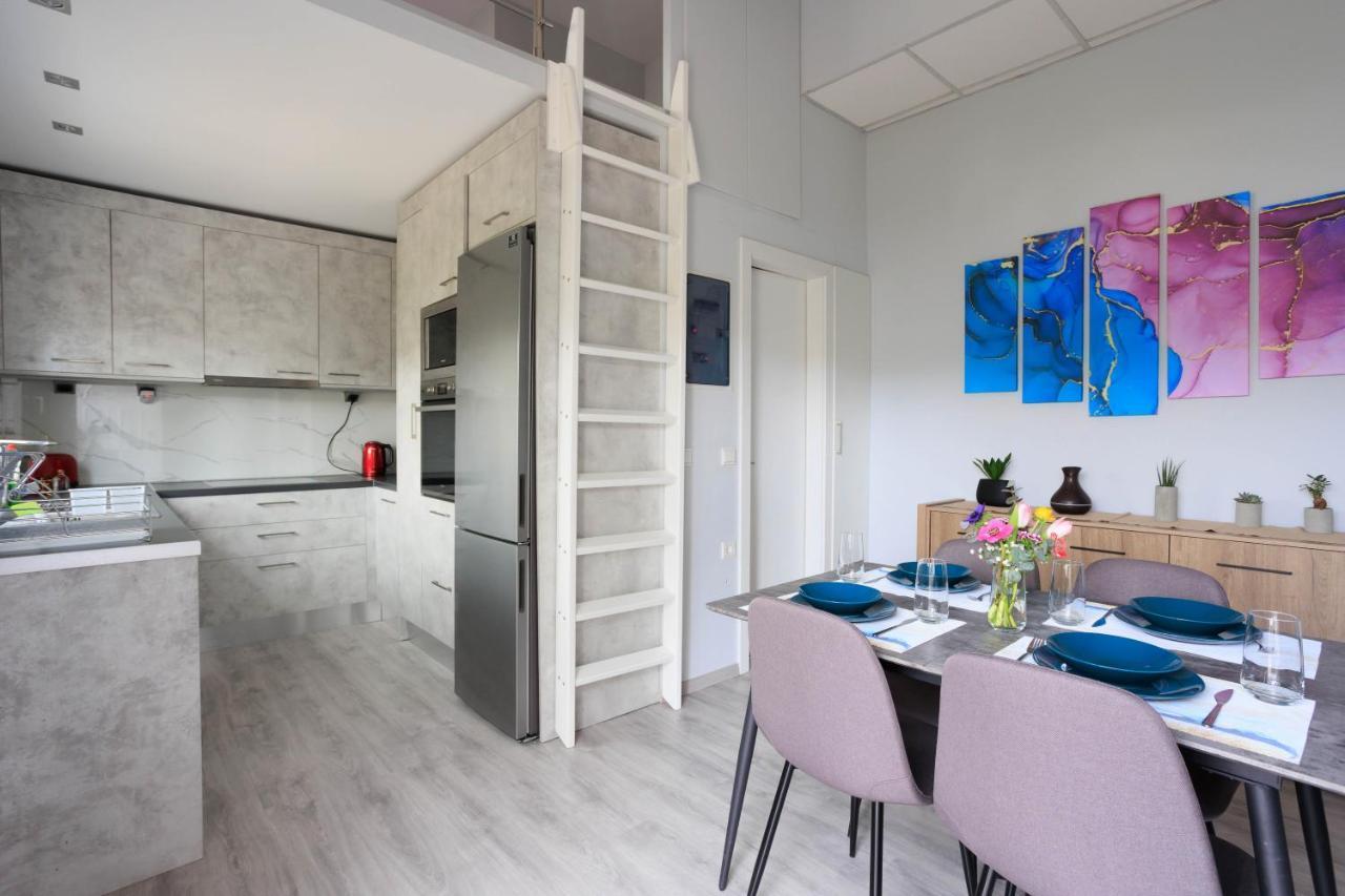 Electra Modern Apartment With Cozy Garden Heraklion  Luaran gambar