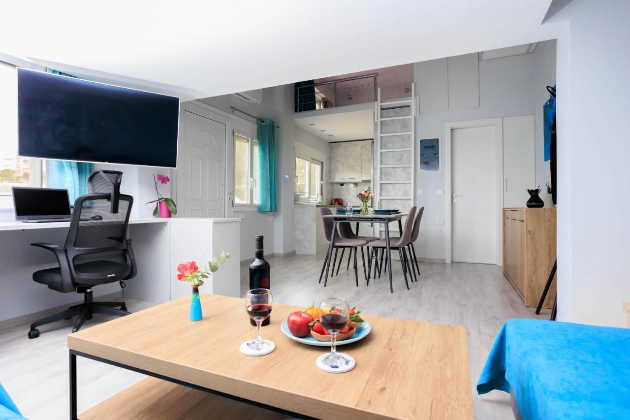 Electra Modern Apartment With Cozy Garden Heraklion  Luaran gambar