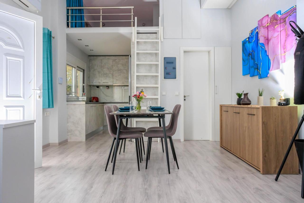 Electra Modern Apartment With Cozy Garden Heraklion  Luaran gambar
